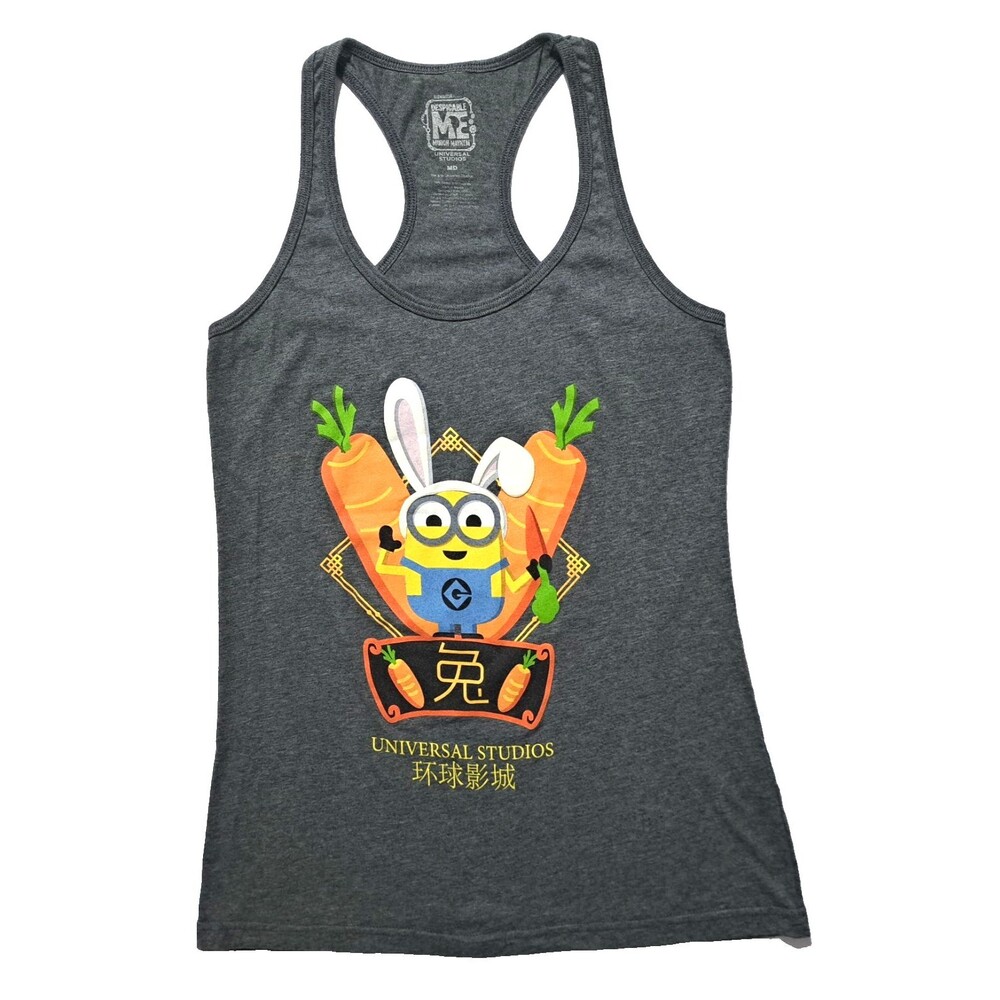 Universal Studios Womens Despicable Me Minion Mayhem Tank Top Beijing China EUC